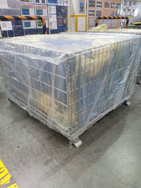 ถุงคลุมพาเลทไวร์เมช-Wire Mesh Pallet Poly Cover Bags